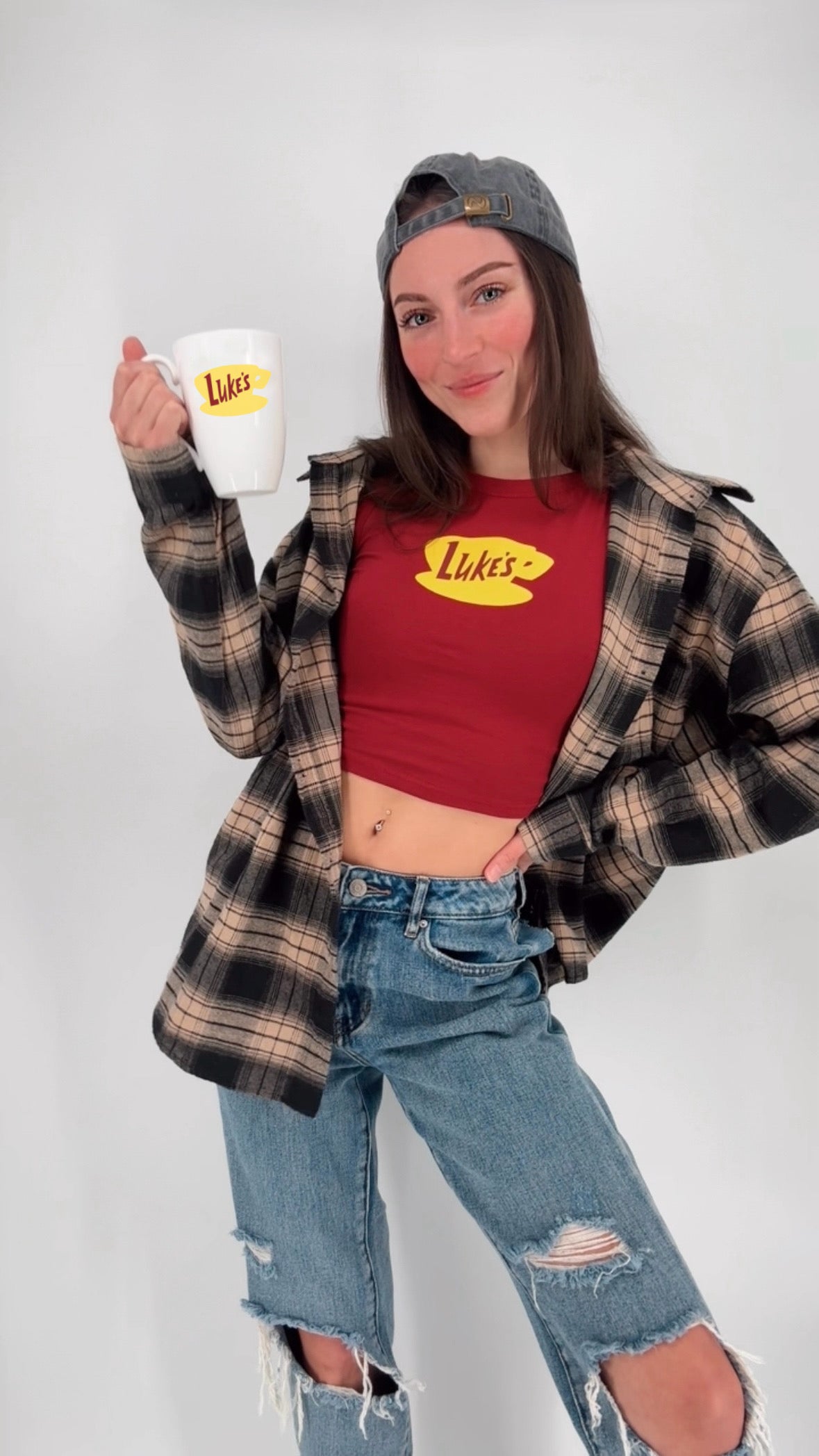Luke's Diner Crop Tank | Stars Hollow | Gilmore Girls Shirt