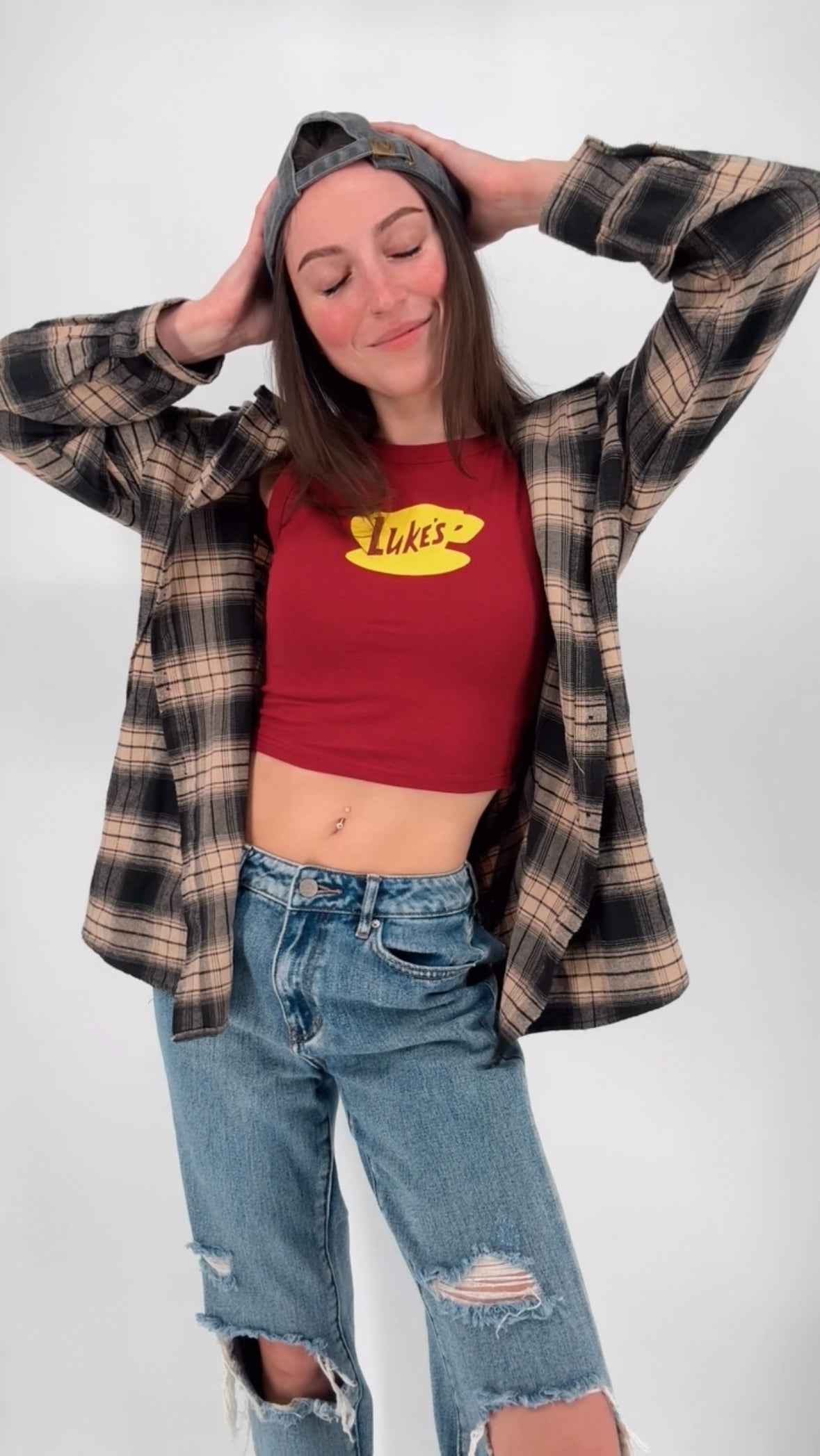 Luke's Diner Crop Tank | Stars Hollow | Gilmore Girls Shirt