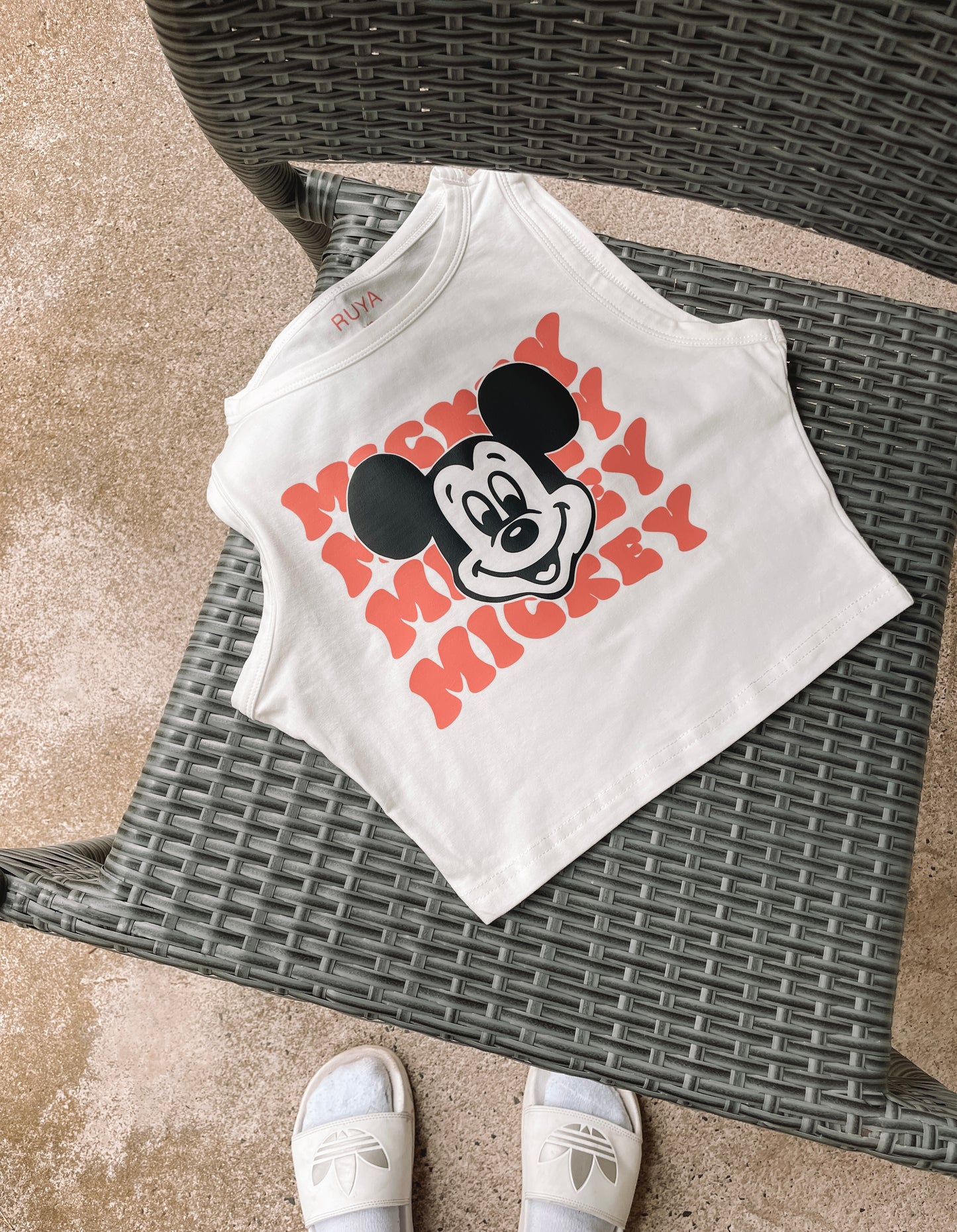 Groovy Mickey Crop Tank | Disney Shirt