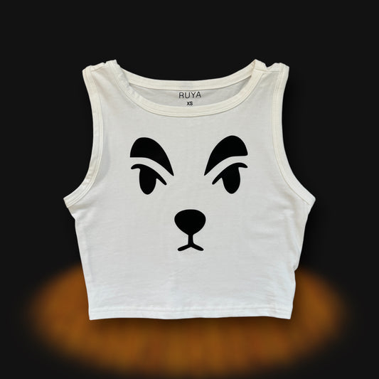 K.K. Slider Crop Tank | Gamer | Animal Crossing Shirt