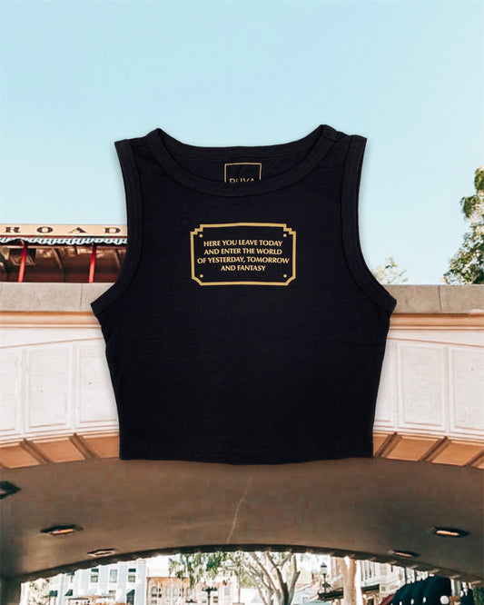 Here You Leave Today Crop Tank | Disney Shirt
