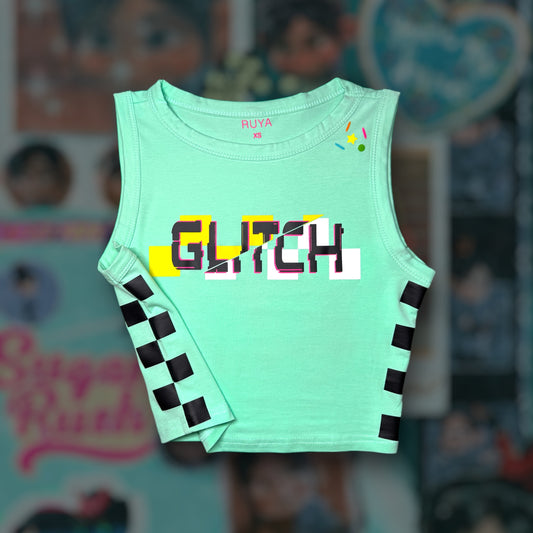 Glitch Racer Crop Tank | Vanellope Von Schweetz | Wreck It Ralph | Disney Shirt
