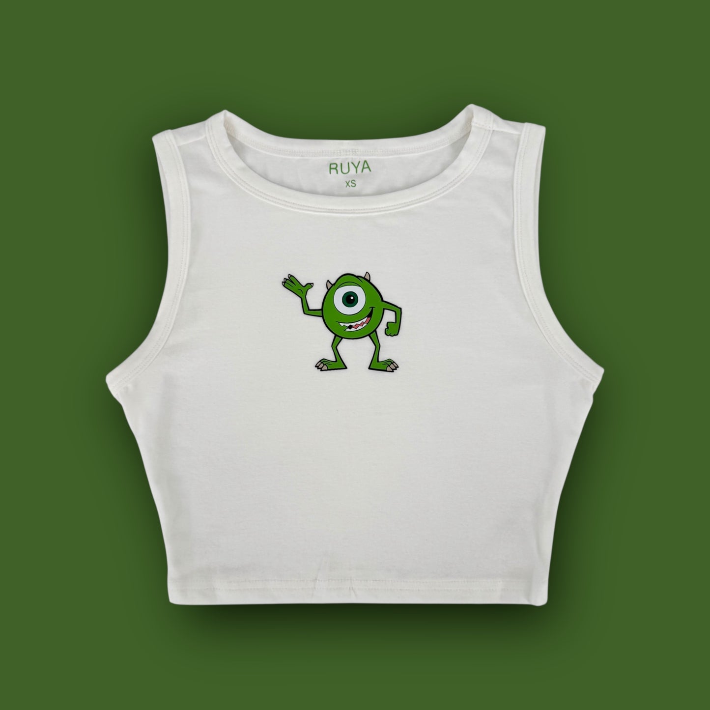 Monsters Inc Crop Tanks | Boo's Door | Mike Wazowski | "Vintage" Monsters University | Disney Pixar Shirts