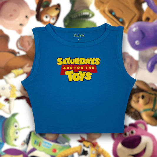 Saturdays Are For the Toys Crop Tank | Toy Story | Disney Pixar Shirt