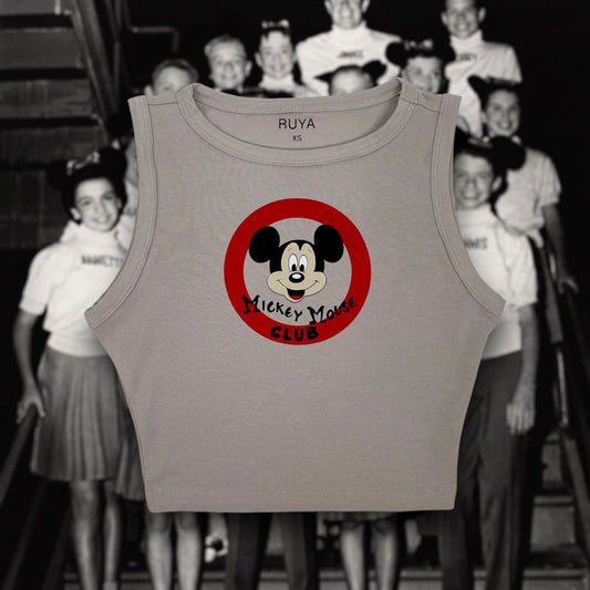 Mickey Mouse Club Crop Tank | Mouseketeer | Disney Shirt