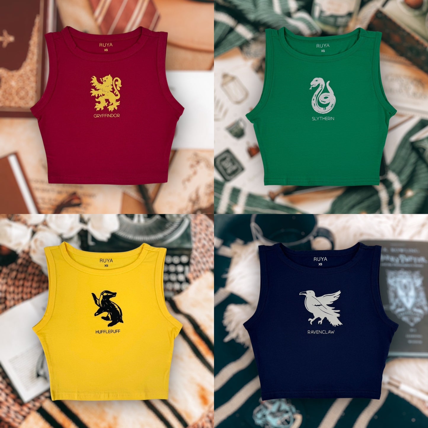Harry Potter House Crop Tank | Gryffindor | Slytherin | Hufflepuff | Ravenclaw | Universal Shirt