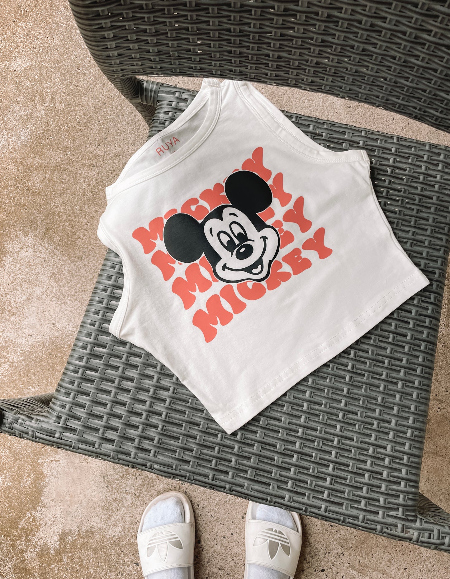 Groovy Mickey Crop Tank | Disney shirt