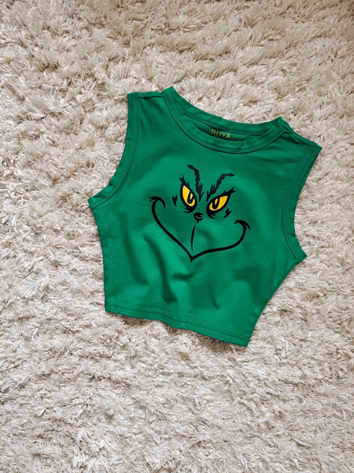 Grinch Crop Tank | Christmas | Universal Shirt