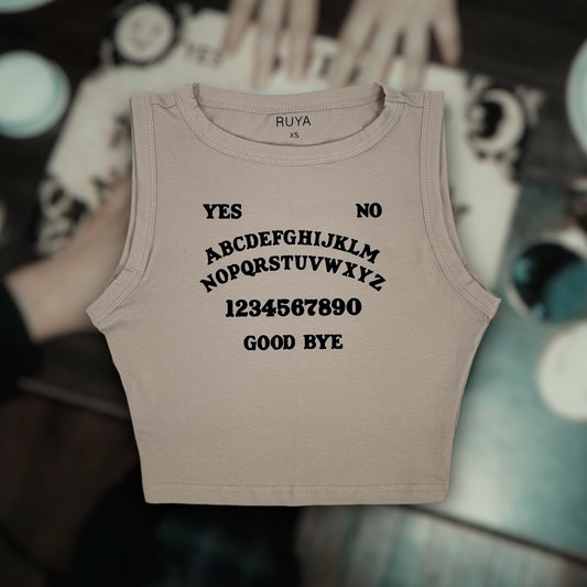 Ouija Board Crop Tank | Halloween