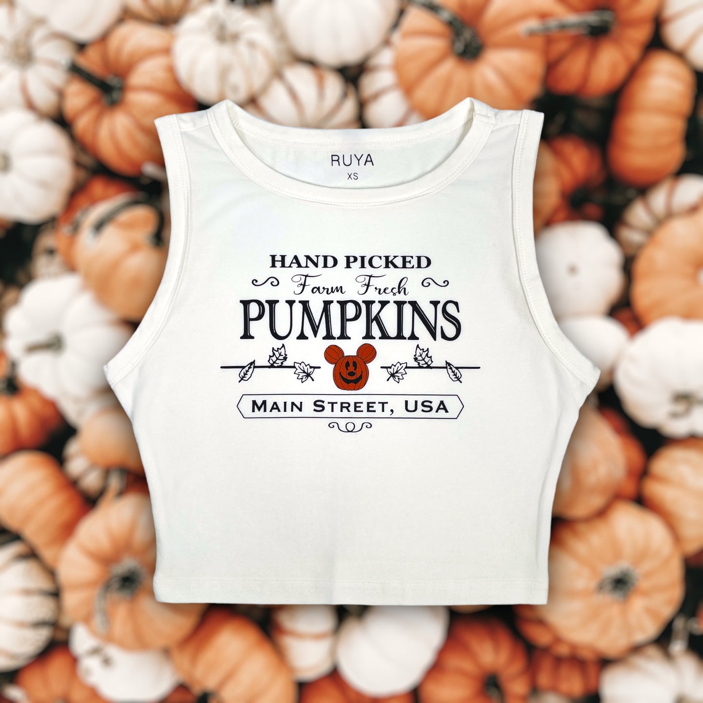 Main Street Pumpkins Crop Tank | Disney | Fall | Halloween