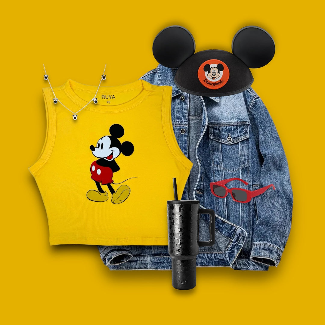 Retro Classic Mickey Crop Tank | Disney Shirt