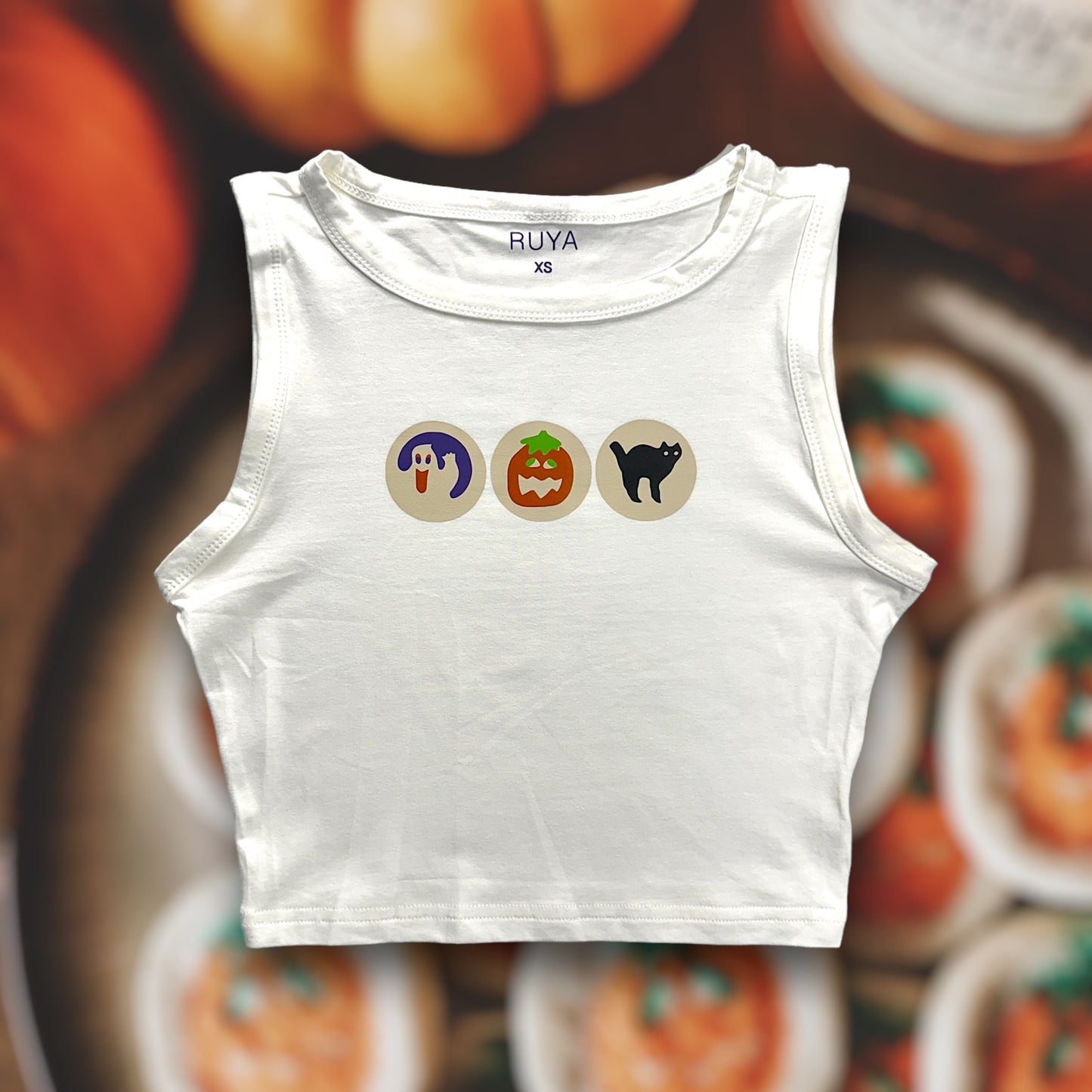 Halloween Cookies Crop Tank