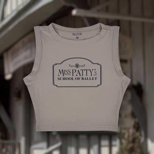 Miss Patty's School of Ballet Crop Tank | Stars Hollow | Gilmore Girls Shirt