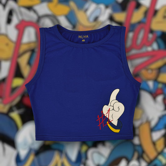 #1 Duck Crop Tank | Donald Duck | Disney Shirt