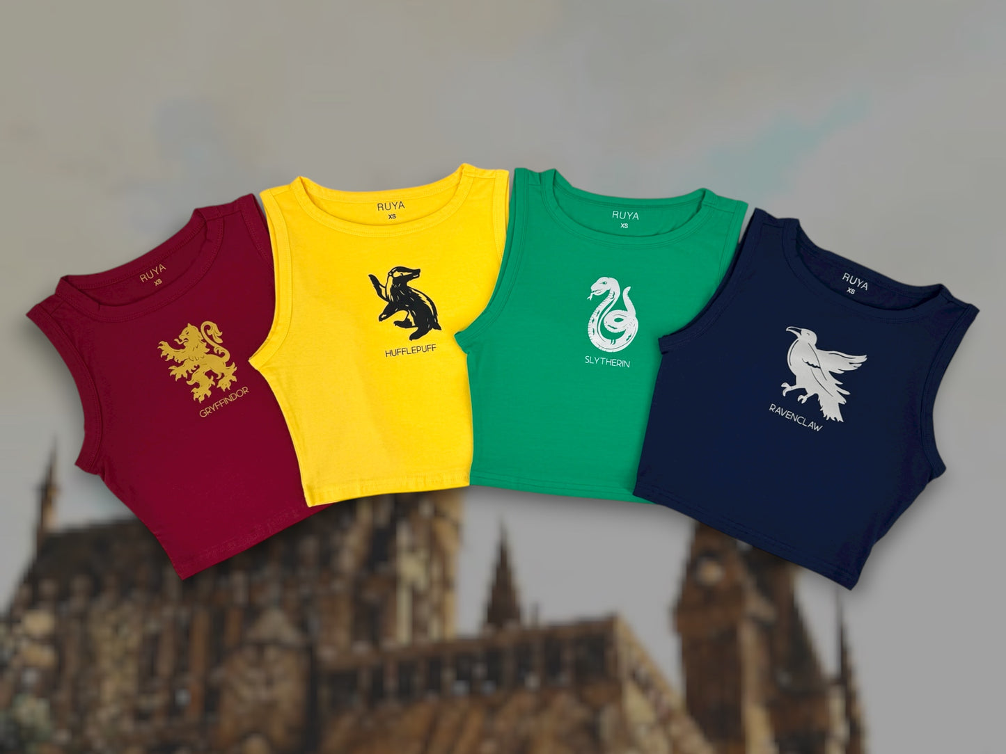 Harry Potter House Crop Tank | Gryffindor | Slytherin | Hufflepuff | Ravenclaw | Universal Shirt