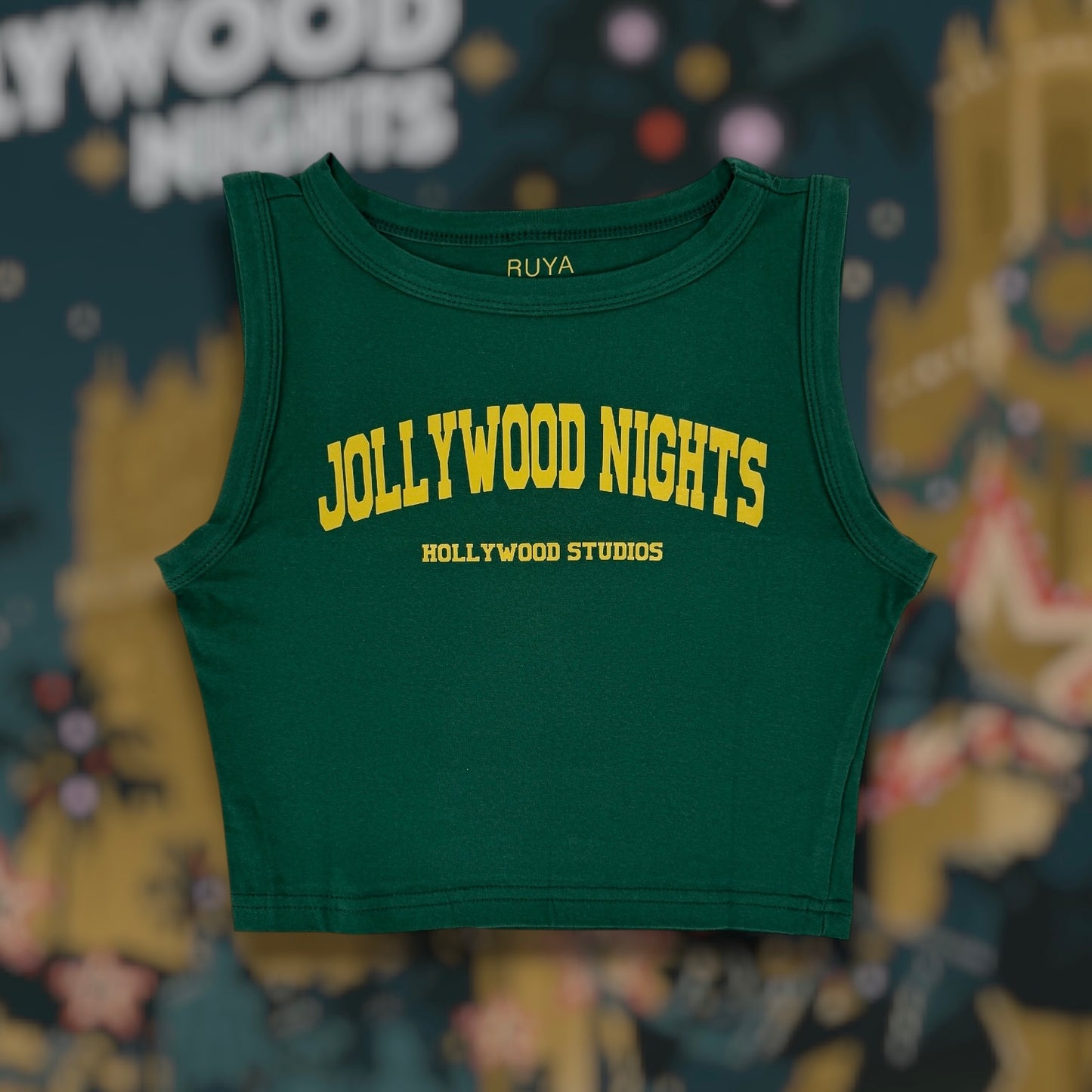 Jollywood Nights Crop Tank | Hollywood Studios | Disney Shirt