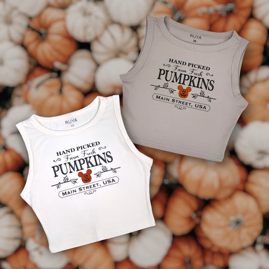 Main Street Pumpkins Crop Tank | Disney Shirt | Fall | Halloween