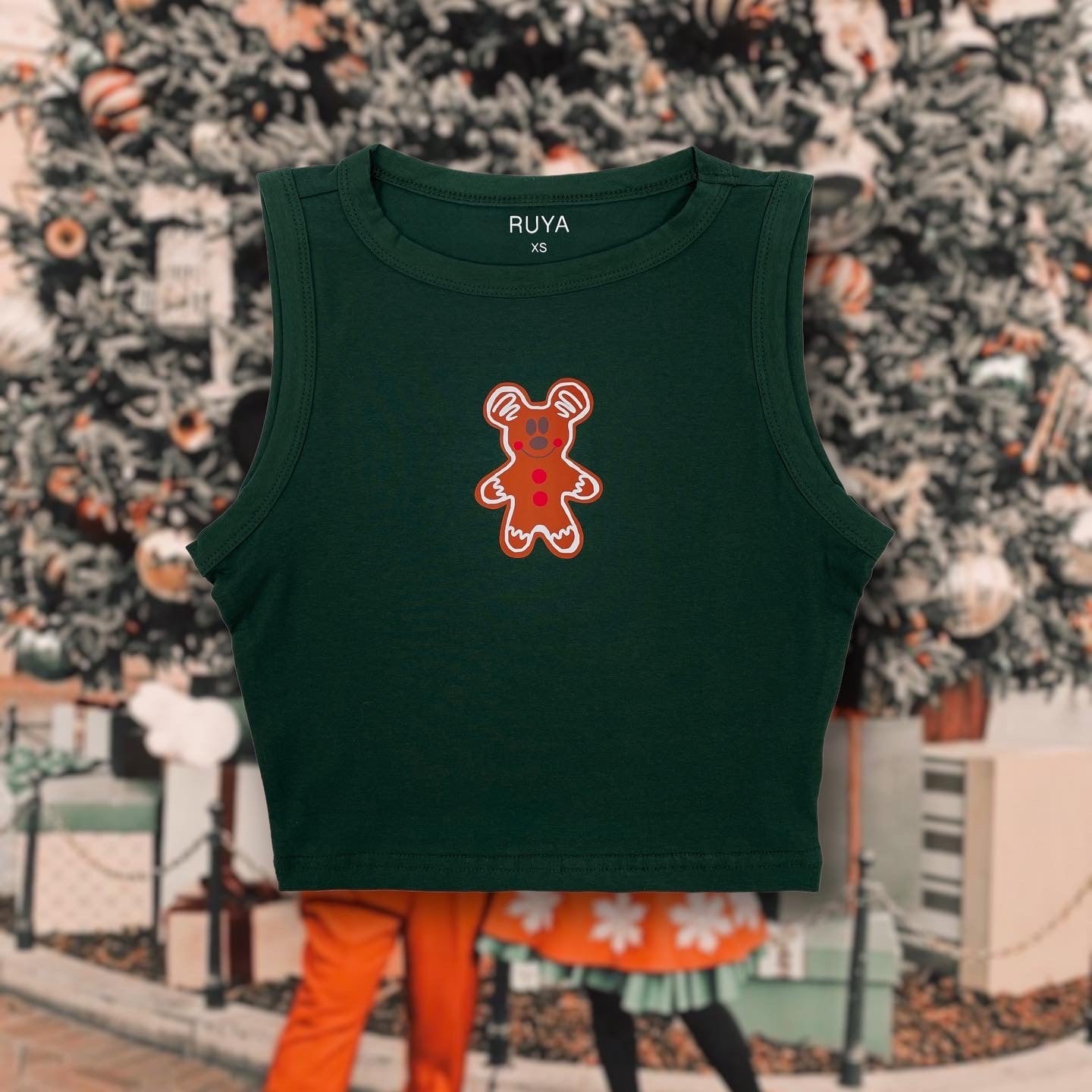 Gingerbread Mickey Crop Tank | Christmas | Disney