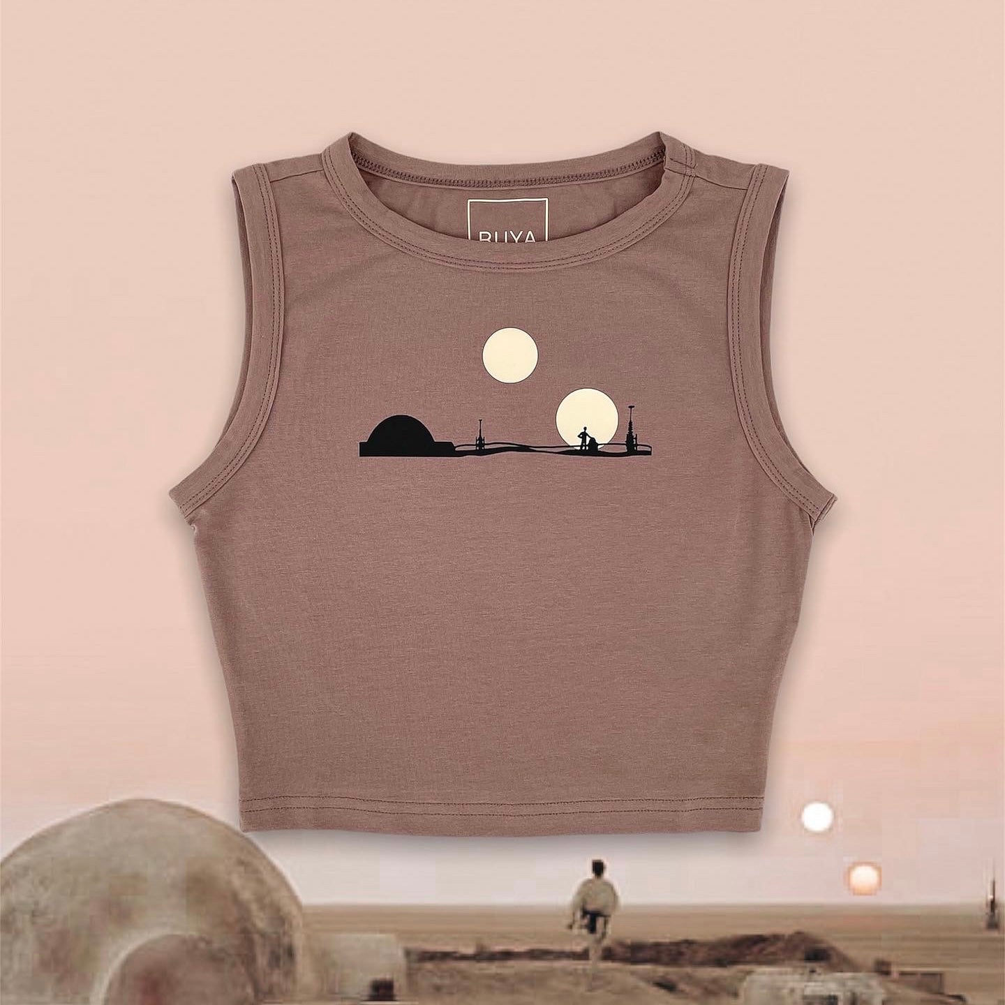 Bright Suns Crop Tank | Tatooine | Star Wars | Disney Shirt