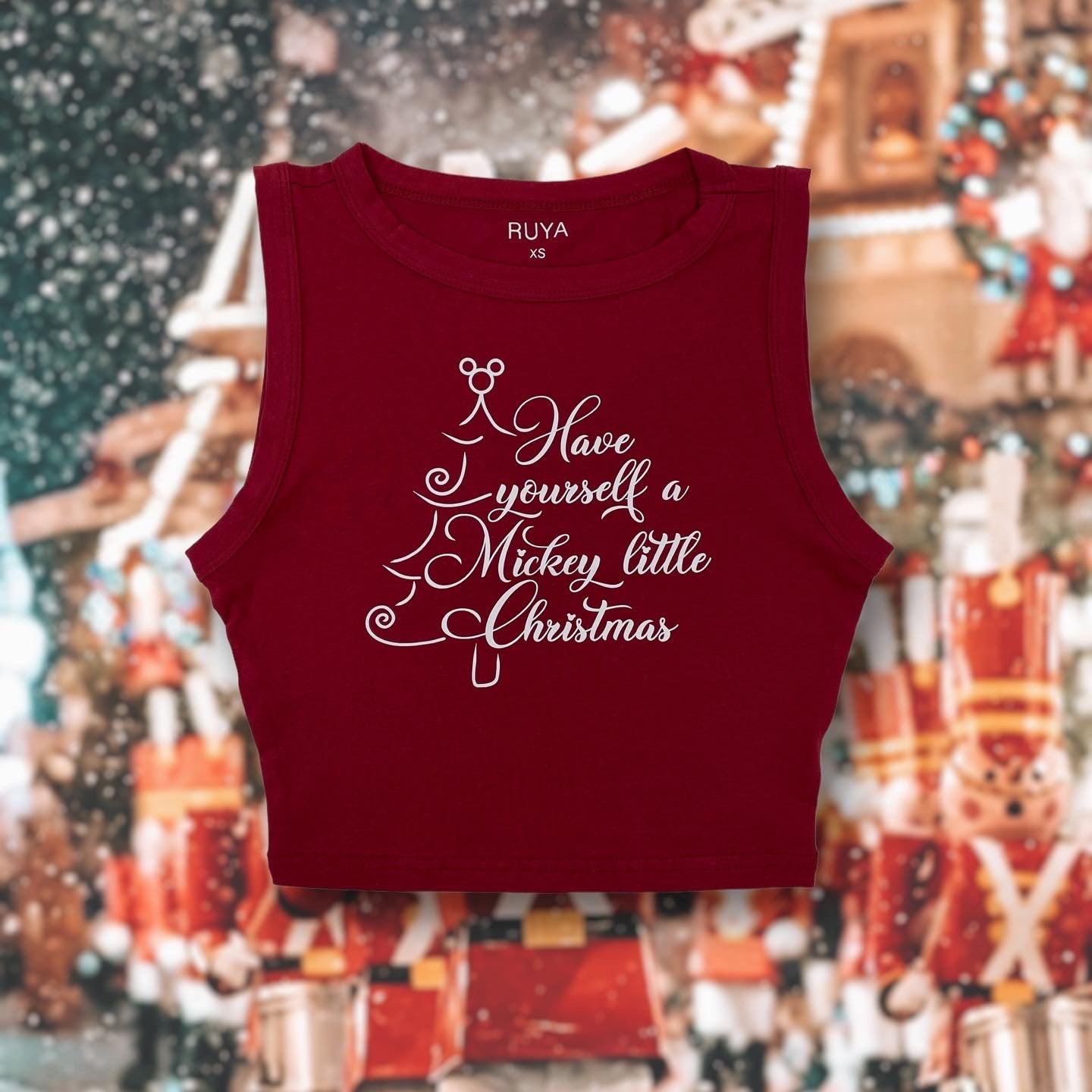 Mickey Little Christmas Crop Tank | Disney